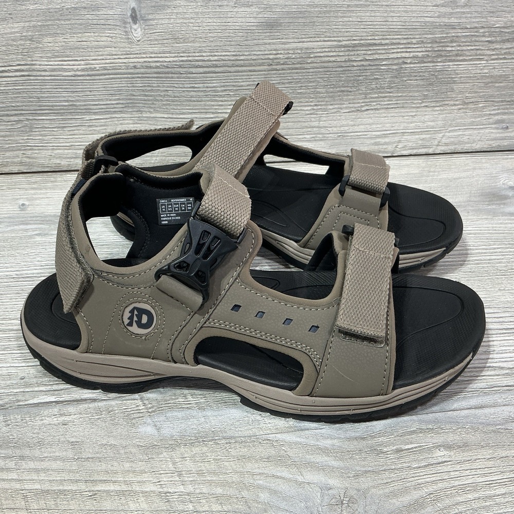 Dunham Mens Size 10 4E EEEE Nolan Water Friendly Brown Sport Sandals Shoes